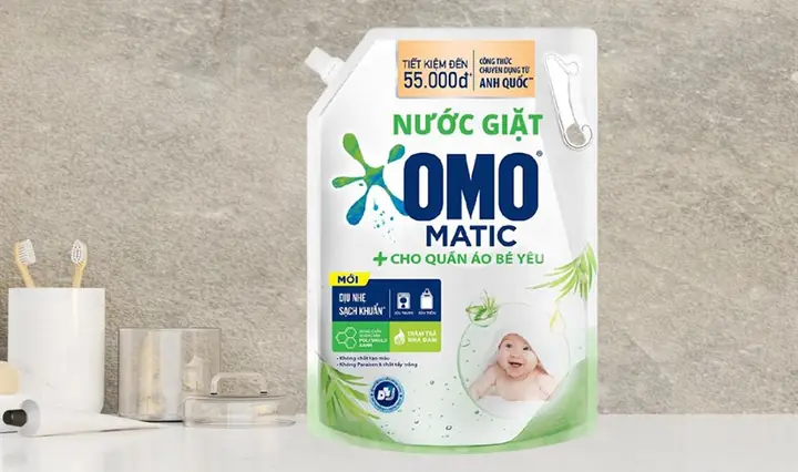 Nước Giặt Omo Cho Em Bé