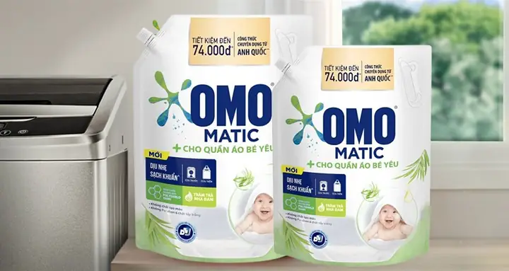Nước Giặt Omo Cho Em Bé