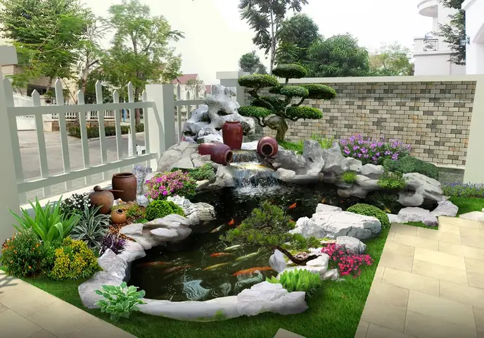 Thiết Kế Bể Cá Koi