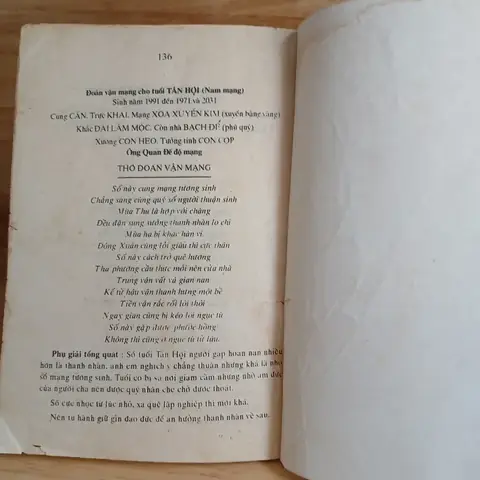 Thơ Tử Vi Tướng Số Thơ Tử Vi Tướng Số