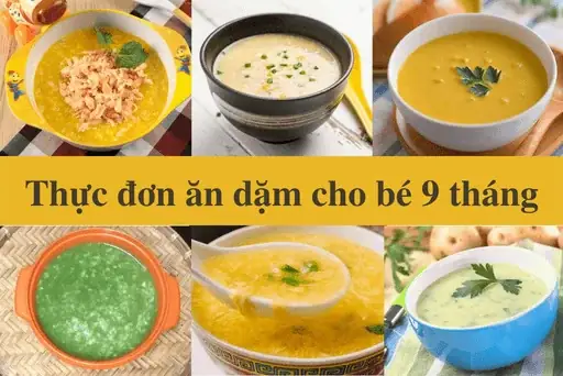 Thực Đơn Bé 9 Tháng Ăn Dặm Thực Đơn Bé 9 Tháng Ăn Dặm