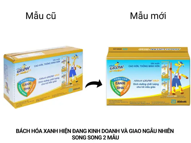 Thùng 48 Hộp Sữa Abbott Grow Gold Hương Vani 180ml Thùng 48 Hộp Sữa Abbott Grow Gold Hương Vani 180ml