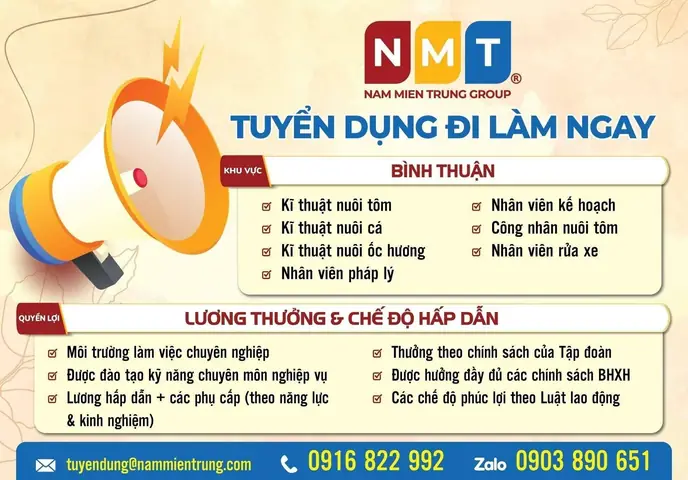 Tuyển Dụng Bình Thuận Tuyển Dụng Bình Thuận