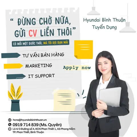 Tuyển Dụng Bình Thuận Tuyển Dụng Bình Thuận