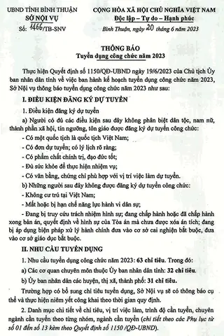 Tuyển Dụng Bình Thuận Tuyển Dụng Bình Thuận