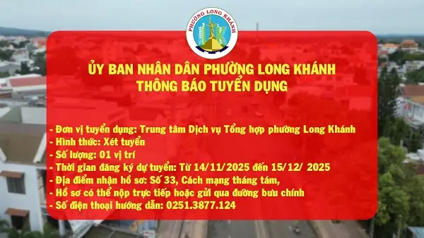 Tuyển Dụng Long Khánh Tuyển Dụng Long Khánh