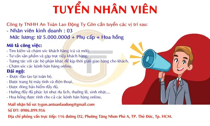 Tuyển Dụng Quận 9 Tuyển Dụng Quận 9