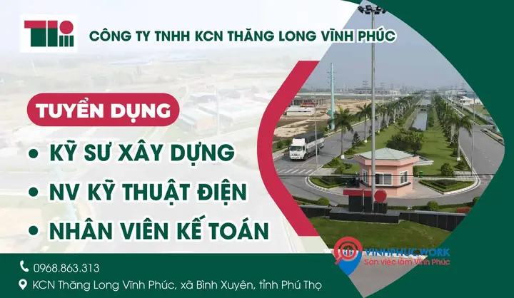 Tuyển Dụng Vĩnh Phúc