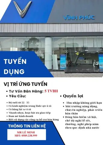 Tuyển Dụng Vĩnh Phúc