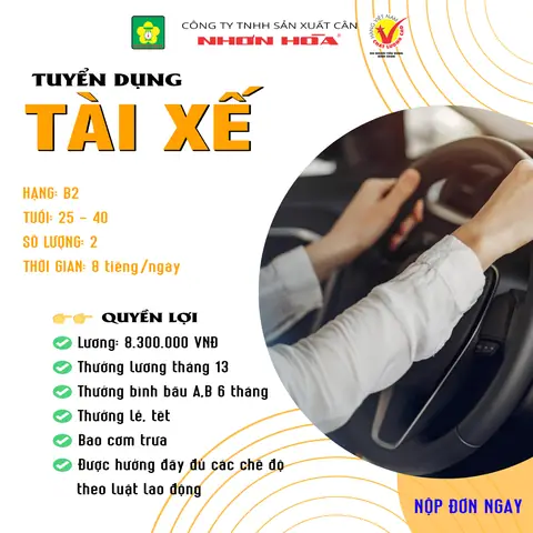 Tuyển Tài Xế B2 Tuyển Tài Xế B2