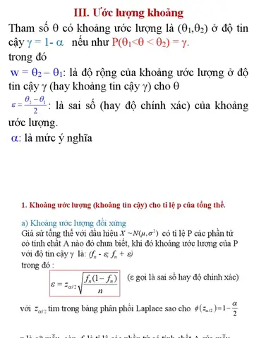 Ước Lượng Là Gì Ước Lượng Là Gì