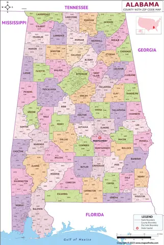 Danh Sách Mã Zip Code Alabama: Tổng Hợp Đầy Đủ Theo Thành Phố Và Quận