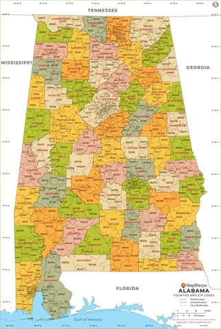 Danh Sách Mã Zip Code Alabama: Tổng Hợp Đầy Đủ Theo Thành Phố Và Quận