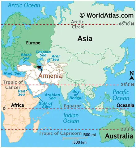 Armenia Nằm Ở Đâu? Thông Tin Chi Tiết Về Vị Trí Địa Lý Và Đặc Điểm Quốc Gia