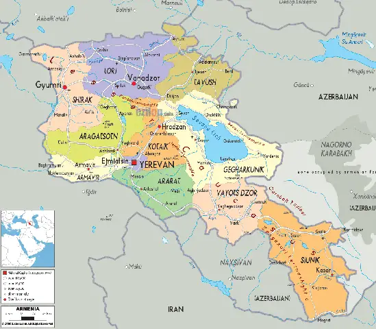 Armenia Nằm Ở Đâu? Thông Tin Chi Tiết Về Vị Trí Địa Lý Và Đặc Điểm Quốc Gia