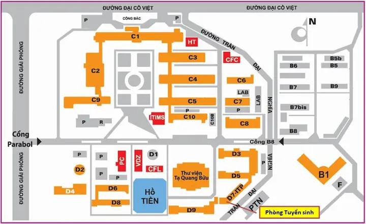 Bản Đồ Đại Học Bách Khoa Hà Nội Chi Tiết: Hướng Dẫn Tra Cứu Vị Trí Các Tòa Nhà