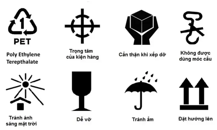 Tổng Hợp Các Loại Biểu Tượng Hàng Dễ Vỡ Và Ý Nghĩa Trên Thùng Carton