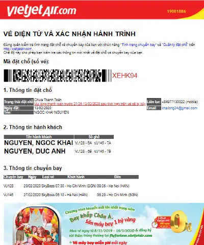Hướng Dẫn Đặt Vé Máy Bay Vietjet Air Trực Tuyến Nhanh Chóng, Giá Rẻ Nhất Hướng Dẫn Đặt Vé Máy Bay Vietjet Air Trực Tuyến Nhanh Chóng, Giá Rẻ Nhất