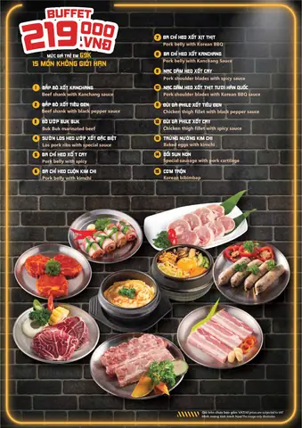 Bảng Giá Buffet Buk Buk Cập Nhật Mới Nhất: Các Mức Giá Và Thực Đơn Chi Tiết