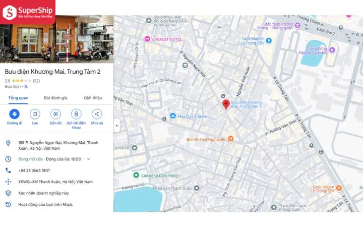 Địa Chỉ Bưu Cục Khương Mai Và Thông Tin Tra Cứu Dịch Vụ Gửi Hàng Tại Thanh Xuân Địa Chỉ Bưu Cục Khương Mai Và Thông Tin Tra Cứu Dịch Vụ Gửi Hàng Tại Thanh Xuân