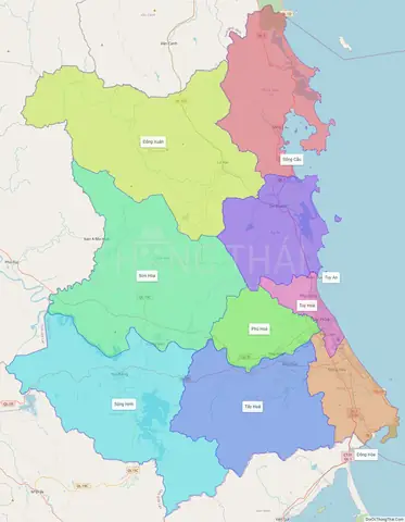Tổng Hợp Danh Sách Các Huyện, Thị Xã Và Thành Phố Tại Tỉnh Phú Yên Tổng Hợp Danh Sách Các Huyện, Thị Xã Và Thành Phố Tại Tỉnh Phú Yên