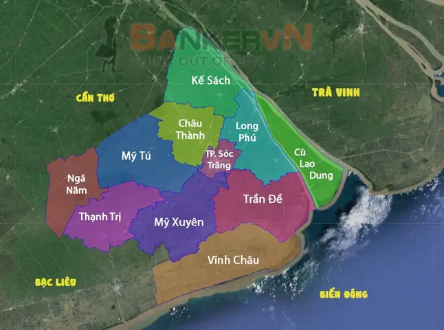 Danh Sách Các Đơn Vị Hành Chính Cấp Huyện Tại Tỉnh Sóc Trăng Mới Nhất