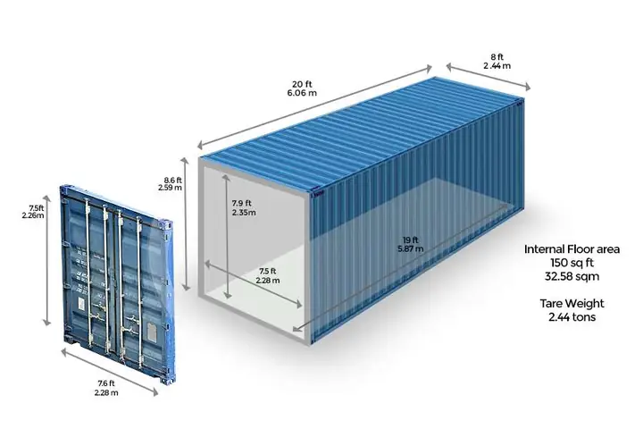 Tổng Hợp Các Loại Thùng Container Phổ Biến Và Thông Số Kích Thước Tiêu Chuẩn Tổng Hợp Các Loại Thùng Container Phổ Biến Và Thông Số Kích Thước Tiêu Chuẩn