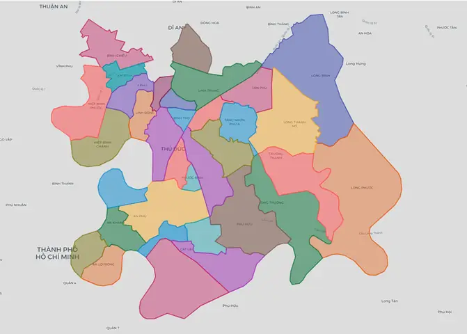 Danh Sách 12 Phường Mới Của Tp Thủ Đức Sau Sáp Nhập Từ Ngày 01/07/2026