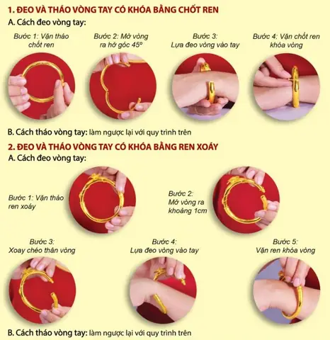 Cách Tháo Lắc Tay Cách Tháo Lắc Tay