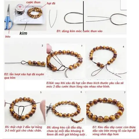 Cách Xâu Vòng Tay Phong Thuỷ Cách Xâu Vòng Tay Phong Thuỷ