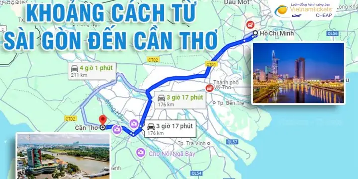 Khoảng Cách Từ Tp.hcm Và Các Tỉnh Đến Cần Thơ Bao Nhiêu Km? Khoảng Cách Từ Tp.hcm Và Các Tỉnh Đến Cần Thơ Bao Nhiêu Km?