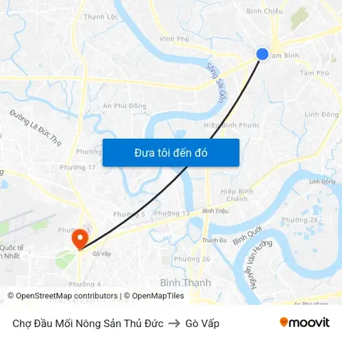Hướng Dẫn Tìm Vị Trí Và Đường Đi Đến Chợ Thủ Đức Trên Google Maps