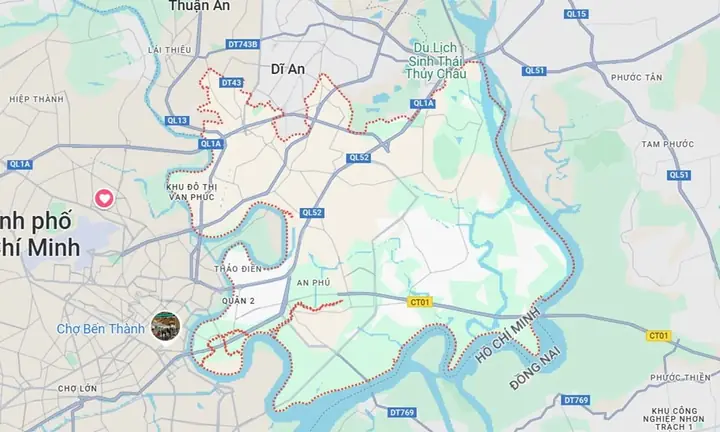 Hướng Dẫn Tìm Vị Trí Và Đường Đi Đến Chợ Thủ Đức Trên Google Maps