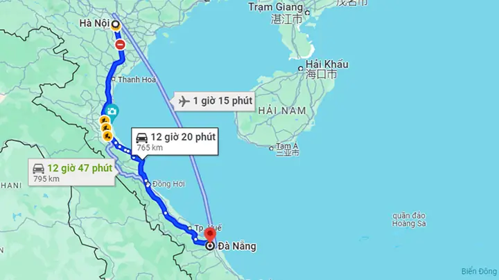 Khoảng Cách Hà Nội – Đà Nẵng Là Bao Nhiêu? Tổng Hợp Quãng Đường, Thời Gian & Cách Di Chuyển