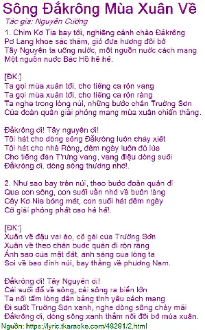 Sông Đắkrông Mùa Xuân Về: Tìm Hiểu Về Ca Khúc Nổi Tiếng Của Nhạc Sĩ Tố Hải