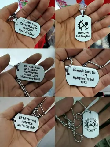 Dây Chuyền Quân Nhân Là Gì? Thành Phần, Cách Đọc Và Những Lưu Ý Khi Mua Dây Chuyền Quân Nhân Là Gì? Thành Phần, Cách Đọc Và Những Lưu Ý Khi Mua