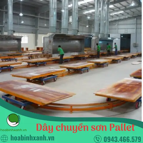 Dây Chuyền Sơn Pallet Là Gì? Cách Hoạt Động, Thành Phần Và Lợi Ích Cho Xưởng Sản Xuất