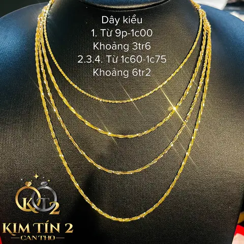 Mua Dây Chuyền Vàng Nhuyễn 18k/24k Cao Cấp – Mẫu Mới Nhất Giá Tốt 2026 Mua Dây Chuyền Vàng Nhuyễn 18k/24k Cao Cấp – Mẫu Mới Nhất Giá Tốt 2026