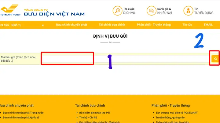 Hướng Dẫn Định Vị Bưu Gửi Vnpost Nhanh Chóng Bằng Mã Vận Đơn Hướng Dẫn Định Vị Bưu Gửi Vnpost Nhanh Chóng Bằng Mã Vận Đơn