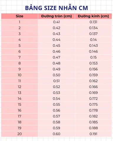 Cách Đo Size Và Kích Cỡ Nhẫn Chuẩn Xác Tại Nhà – Hướng Dẫn Chi Tiết Cách Đo Size Và Kích Cỡ Nhẫn Chuẩn Xác Tại Nhà – Hướng Dẫn Chi Tiết