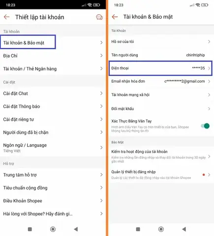 Hướng Dẫn Cách Đổi Số Điện Thoại Trên Shopee Đơn Giản, Nhanh Chóng Hướng Dẫn Cách Đổi Số Điện Thoại Trên Shopee Đơn Giản, Nhanh Chóng