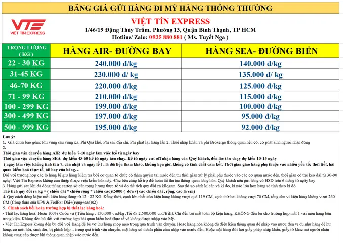 Bảng Giá Gửi Hàng Đi Mỹ Cập Nhật Mới Nhất: Cước Phí Và Lưu Ý Quan Trọng Bảng Giá Gửi Hàng Đi Mỹ Cập Nhật Mới Nhất: Cước Phí Và Lưu Ý Quan Trọng