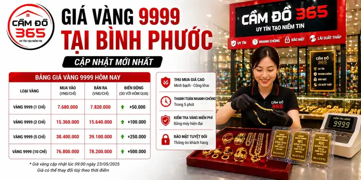 Cập Nhật Giá Vàng 999 Hôm Nay Tại Bình Phước Mới Nhất Cập Nhật Giá Vàng 999 Hôm Nay Tại Bình Phước Mới Nhất