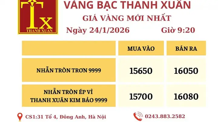 Bảng Giá Vàng Mới Nhất Tại Doanh Nghiệp Tư Nhân Tiệm Vàng Chanh Bảng Giá Vàng Mới Nhất Tại Doanh Nghiệp Tư Nhân Tiệm Vàng Chanh