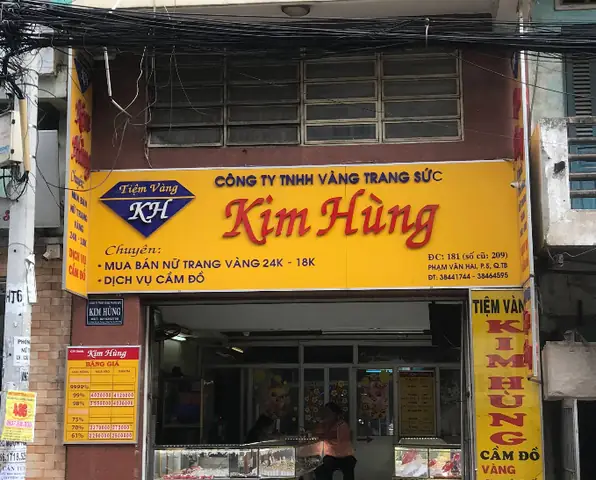 Bảng Giá Vàng Tiệm Vàng Kim Hùng Mới Nhất Hôm Nay