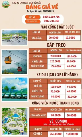 Bảng Giá Vé Cáp Treo Núi Cấm An Giang 2026: Giá Người Lớn, Trẻ Em, Combo & Lưu Ý Khi Đặt Vé