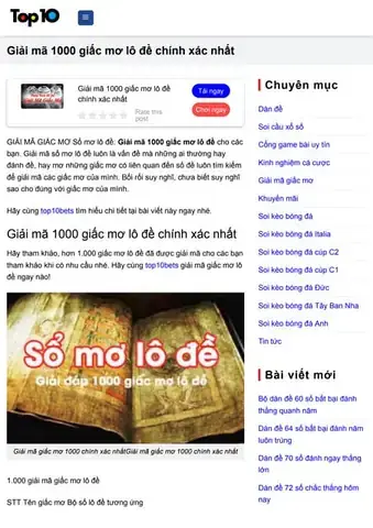 Giải Mã Giấc Mơ Lô Đề Yo88: Ý Nghĩa Chi Tiết Và Cách Giải Thích Giải Mã Giấc Mơ Lô Đề Yo88: Ý Nghĩa Chi Tiết Và Cách Giải Thích