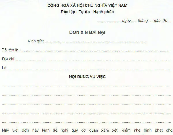 Giấy Bãi Nại Là Gì? Ý Nghĩa Và Hướng Dẫn Viết Đơn Bãi Nại Trong Vụ Án Hình Sự Giấy Bãi Nại Là Gì? Ý Nghĩa Và Hướng Dẫn Viết Đơn Bãi Nại Trong Vụ Án Hình Sự