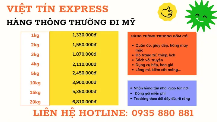 Bảng Giá Gửi Hàng Đi Mỹ: Cập Nhật Chi Phí Và Hướng Dẫn Vận Chuyển Uy Tín Bảng Giá Gửi Hàng Đi Mỹ: Cập Nhật Chi Phí Và Hướng Dẫn Vận Chuyển Uy Tín