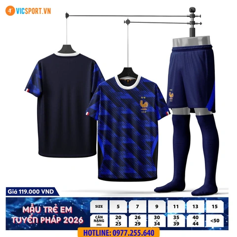 Tải Ngay Bộ Sưu Tập Hình Ảnh Áo Đội Tuyển Pháp 2026 – Dành Cho Cổ Động Viên Và Nhà Sưu Tầm